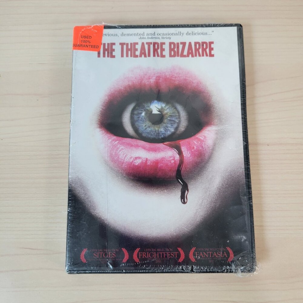 THE THEATRE BIZARRE Horror Anthology Movie Sealed Used DVD French Grand Guignol